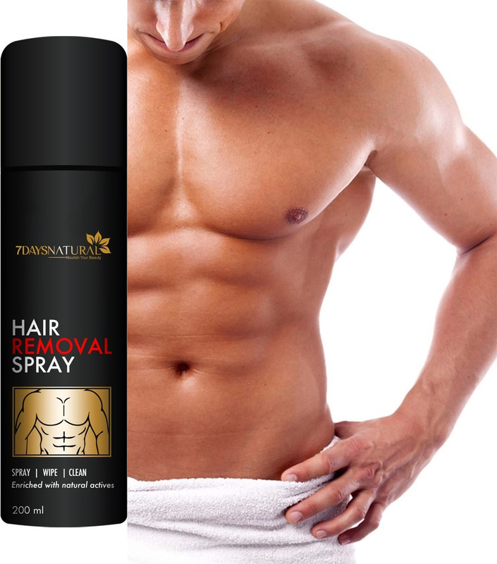 MANCODE Painless Hair Removal Spray Cream for Chest, Back, Legs & Under Arms Spray(200 ml)