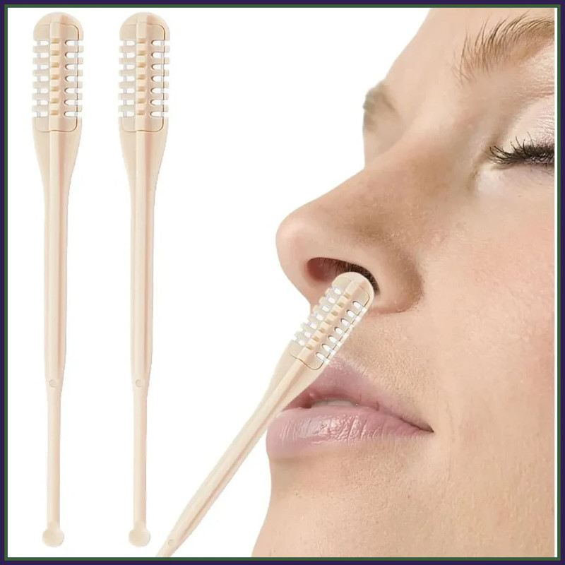 MALLADE Nose Hair Remover Stick Safe and Easy Nasal Hair Cutter Tool