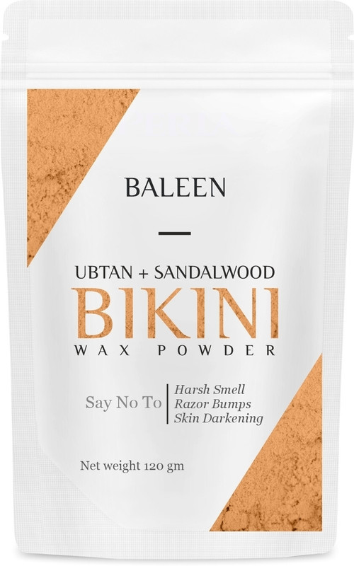 BALEEN Ubtan & Sandalwood Flavour Bikini Wax Powder for Women Painless Hair Removal Wax Powder(120 g)