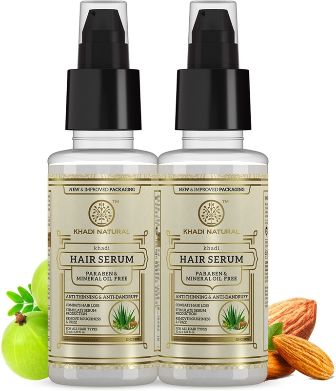 KHADI NATURAL Herbal Hair Serum (Pack of 2)(100 ml)