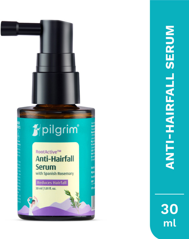 Pilgrim RootActive Hairfall Serum with Spanish Rosemary, Caffeine & Biotin(30 ml)