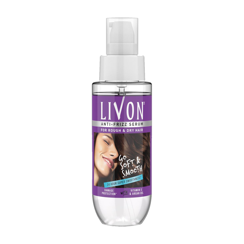 LIVON Hair Serum for Women & Men for Dry and Rough Hair, 24-hour frizz-free Smoothness(50 ml)