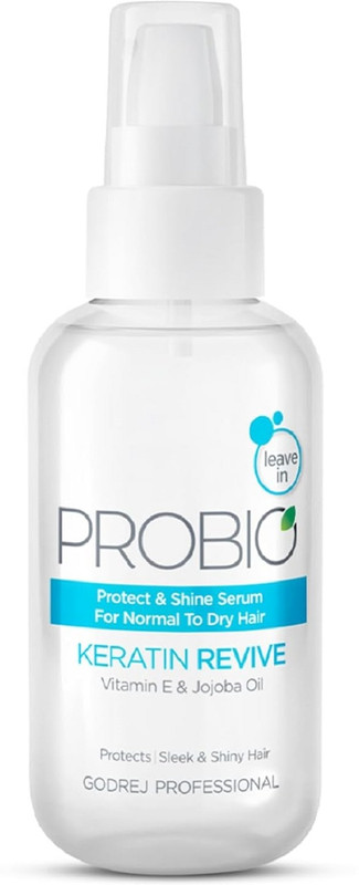 Godrej Professional Probio Keratin Revive Shine Serum (100ml) With Vitamin E & Jojoba Oil(110 ml)