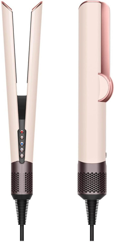 Dyson Natural straight retains hair volume 2 airflows & 6 heat temperature settings Airstrait Hair Straightener With Air, No Hot Plates Hair Straightener(Ceramic Pink/Rose Gold)