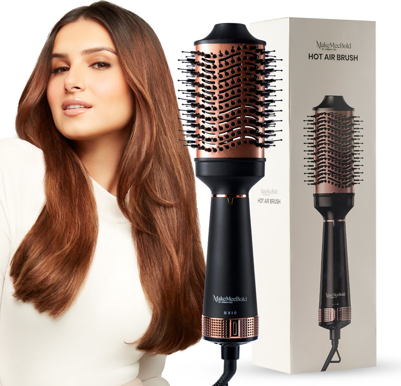 URBANYOG MakeMeeBold Hot Air Brush for Women | Dryer, Volumizer, and Straightener...