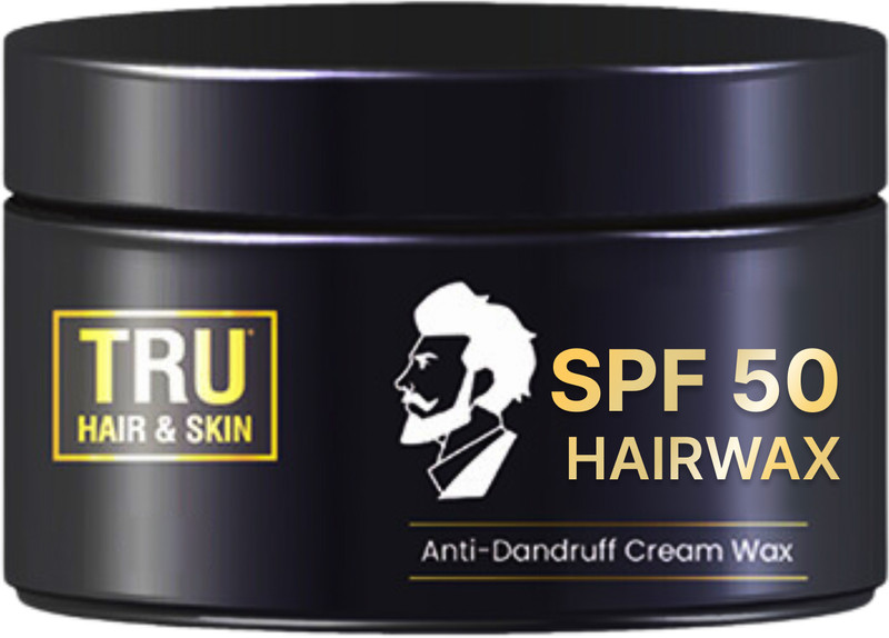 TRU HAIR & SKIN SPF Wax | Strong Hold | Anti-Dandruff Hair Wax(100 g)