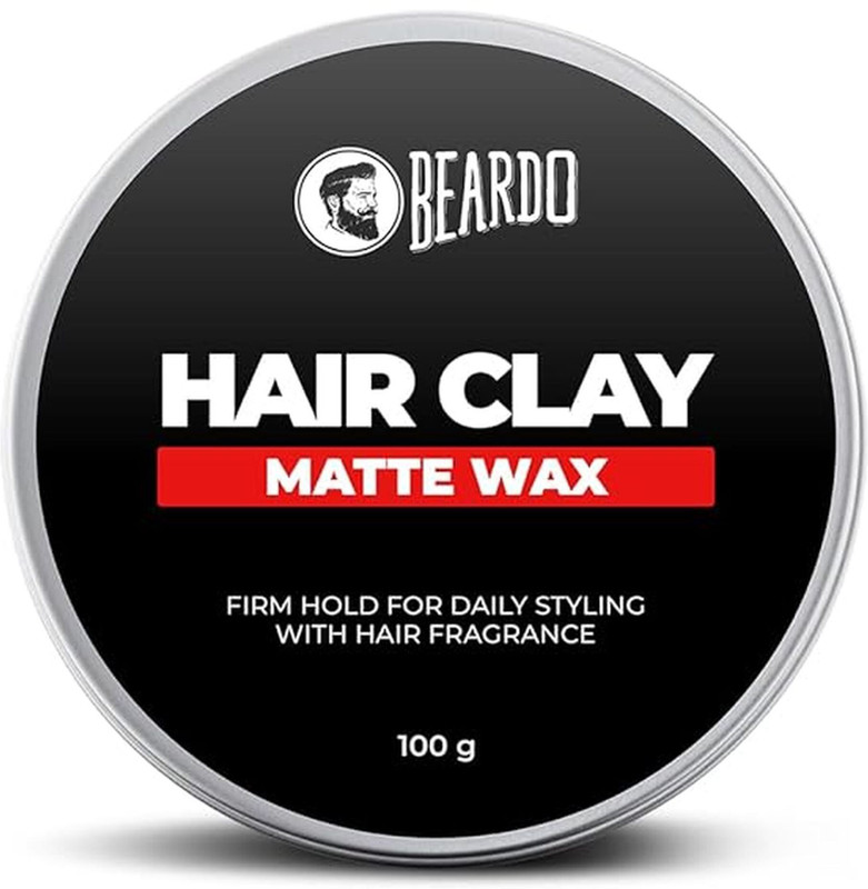 BEARDO Hair CLAY Wax for Men, 100 gm | Matte Finish with volume Hair Wax(100 g)
