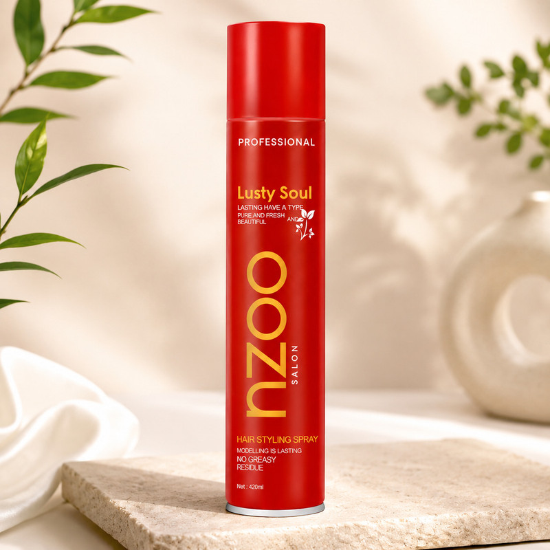 Lusty soul Professional Hair Styling Spray 420ml Strong Hold Long Lasting Non Sticky Mist Hair Spray(420 ml)