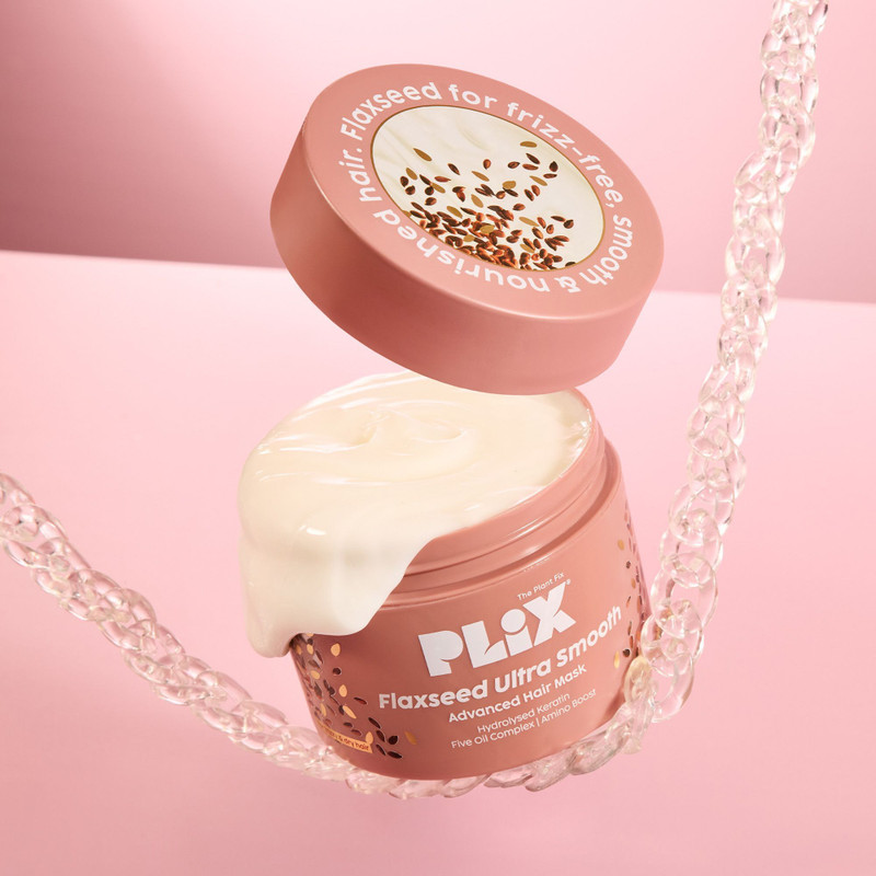 The Plant Fix Plix Flaxseed Keratin Smoothening Mask for Deep Nourishment & Salon Like Shine Hair Mask(200 g)
