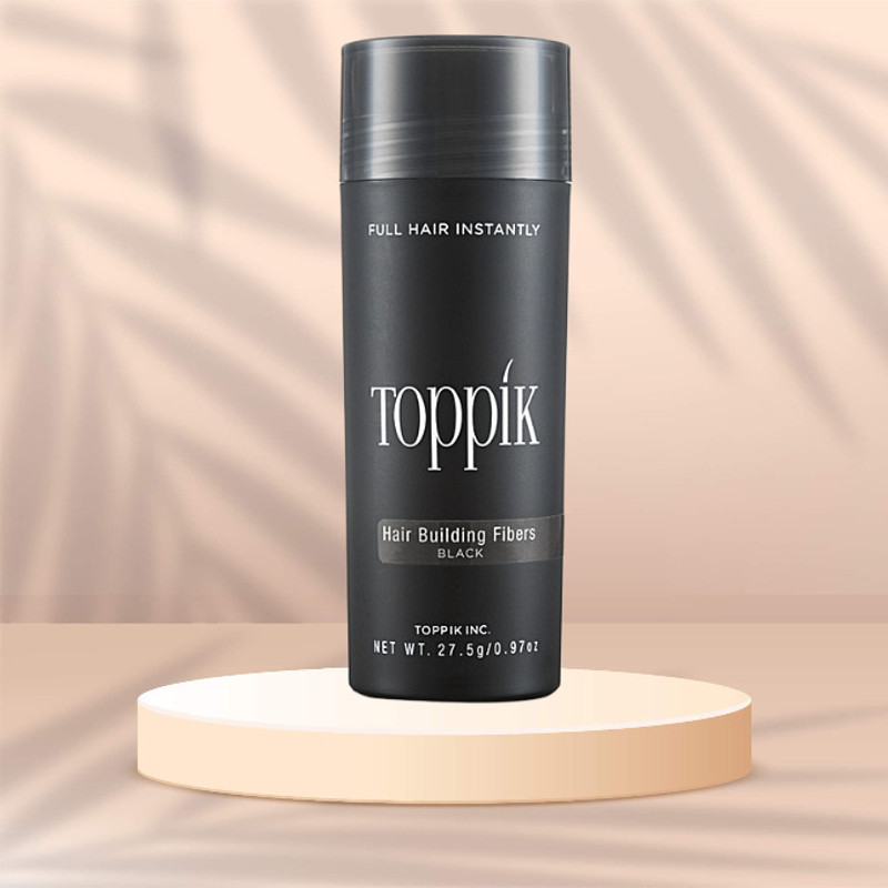 toppik Hair Loss Concealer Volumizers For Regrowth And Instant Styling Black Color Hair Fiber(27 g)