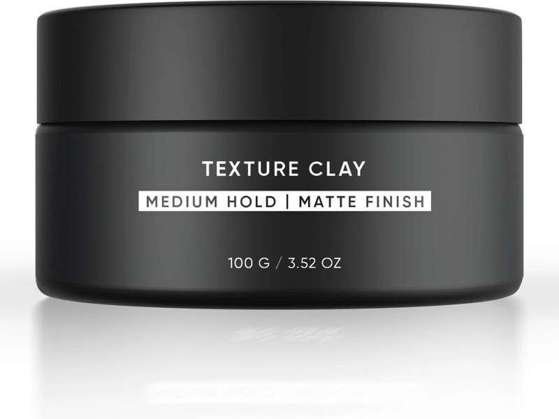 Dasher Texture Clay For Men's Hair, Medium Hold & Matte Finish Puck, Water-Based Hair Clay(100 g)