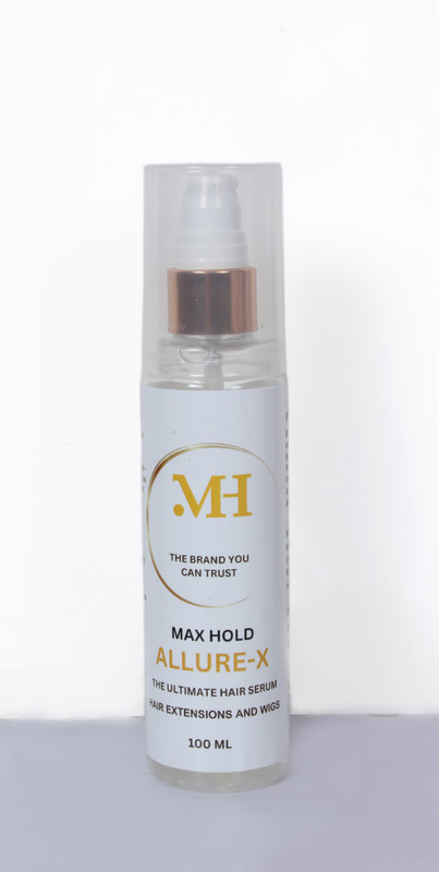 max hold Hair Serum for Wigs & Extensions – Ultra-Strong, Lightweight (100ml) Glue(100 ml)