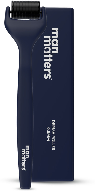 Man Matters Advance Derma Roller for Hair Growth | With 540 Micro 0.5mm Titanium Needles(1)