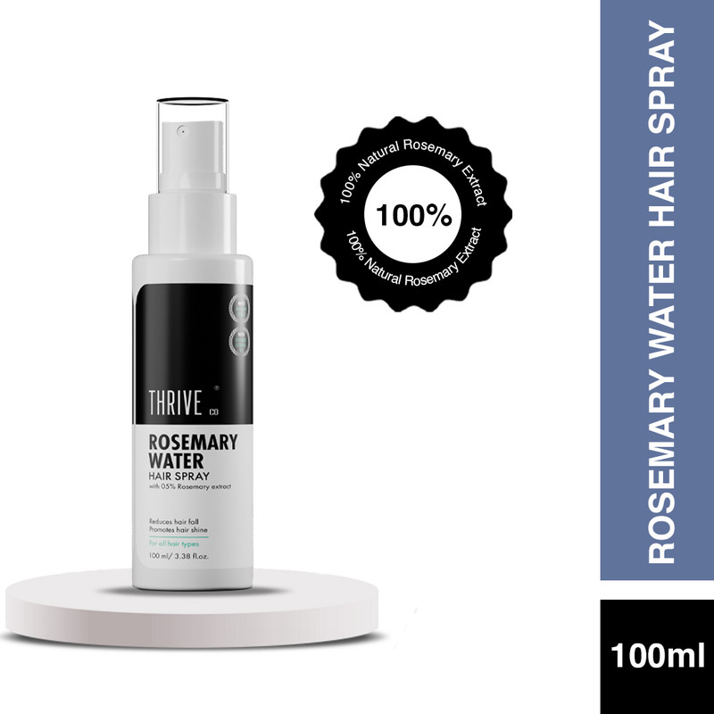 ThriveCo Rosemary Water Hair Spray, For Hair Growth, Hair Fall Control & Hair Shine(100 ml)