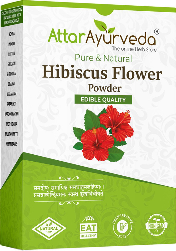 Attar Ayurveda Hibiscus powder for Hair growth(100 g)