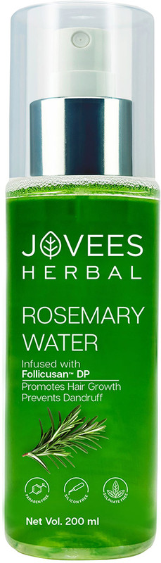 Jovees Herbal Rosemary Water Spray for Hair Growth With Follicusan DP for All Hair Types(200 ml)