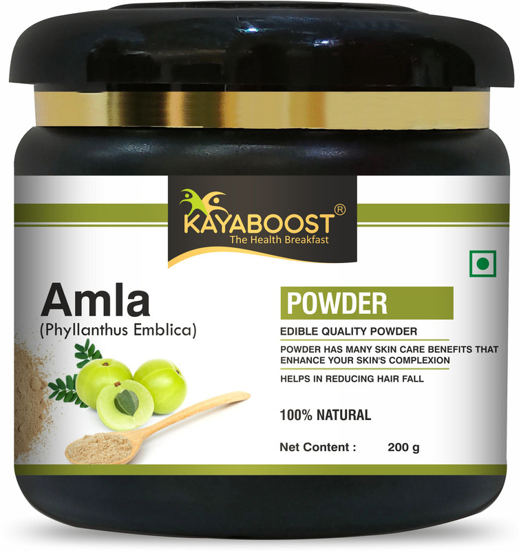 KAYABOOST Amla Powder for Eating and Hair Growth(200 g)