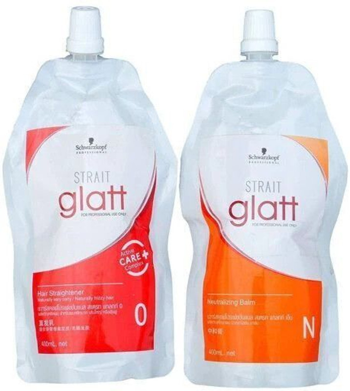 STRAIT GLATT Hair Straightening Cream 400 + 400 ml - 800 ml(800 ml)