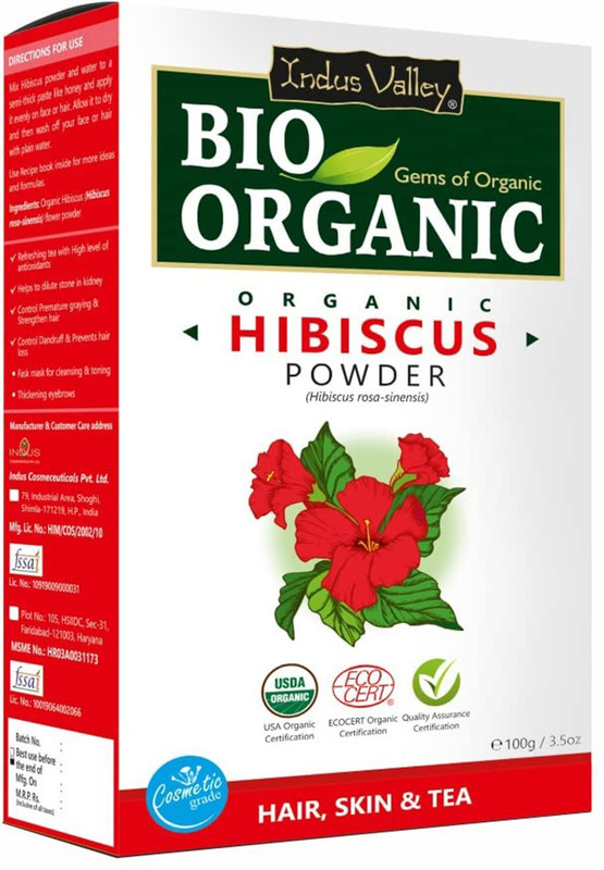 Indus Valley Bio Organic 100% Pure Hibiscus Powder(100 g)