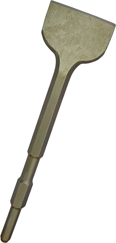 Inditrust 18x400mm FLAT and POINTED SDS Max Shank Chisel (Pack of 2) for Demolition hammer Concrete Breaker bits set for Tile Chipping/Wall Slotting/Scraping Masonry Hammer Drill(18 mm Chuck Size, 0 W)