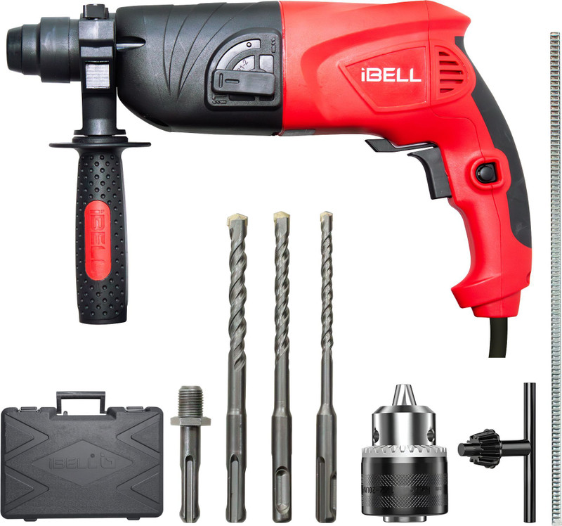 iBELL Rotary Hammer Drill, 850 RPM, Impact Energy 1.5J, RH20-25,SDS Plus,500W,20MM Rotary Hammer Drill(20 mm Chuck Size, 500 W)
