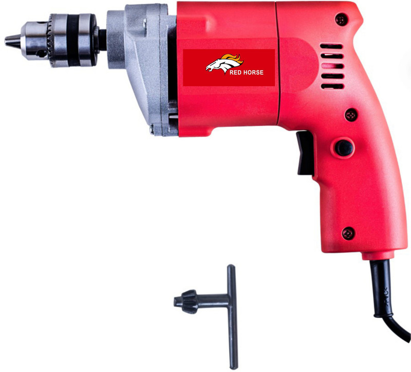 RanPra RH-10 MM DRILL MACHINE HEAVY DUTY REDHORSE Impact Driver(10 mm Chuck Size, 500 W)