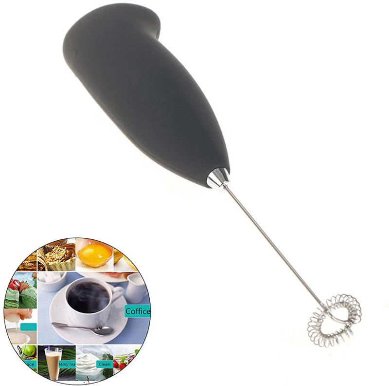 RECTITUDE 50 W Black Hand Blender(Hand Blender Milk Frother Handheld Milk Mixer Frother for Latte Coffee Hot Milk)