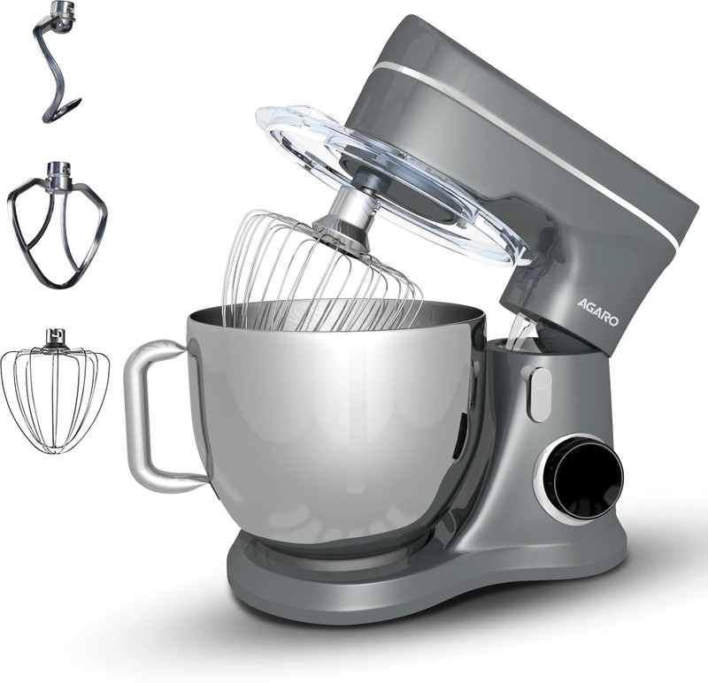 AGARO 1400 W Black Hand Blender(Elegant Stand Mixer with 5.5L SS Bowl, 10 Speed Settings, Pulse Function)