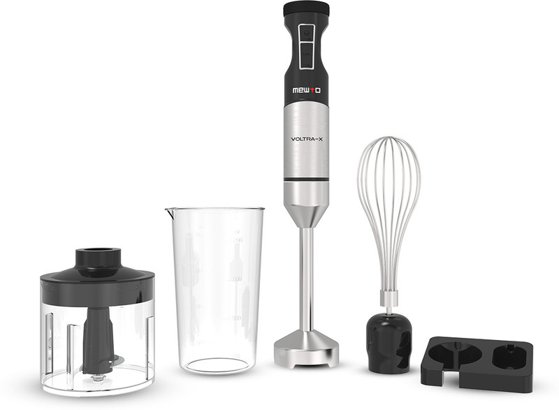 MEWTO 1000 W Black, Silver Hand Blender(HB-1001)
