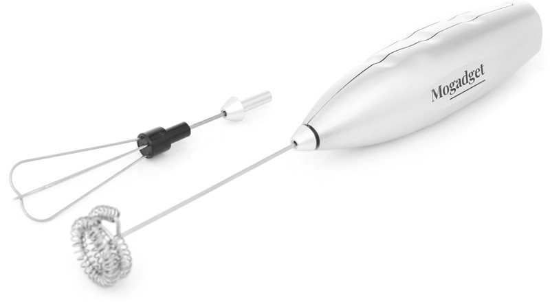 Radhe 360 W Silver Hand Blender(Handheld Milk Frother with Stand, Battery Electric Drink Mixer for Coffee)