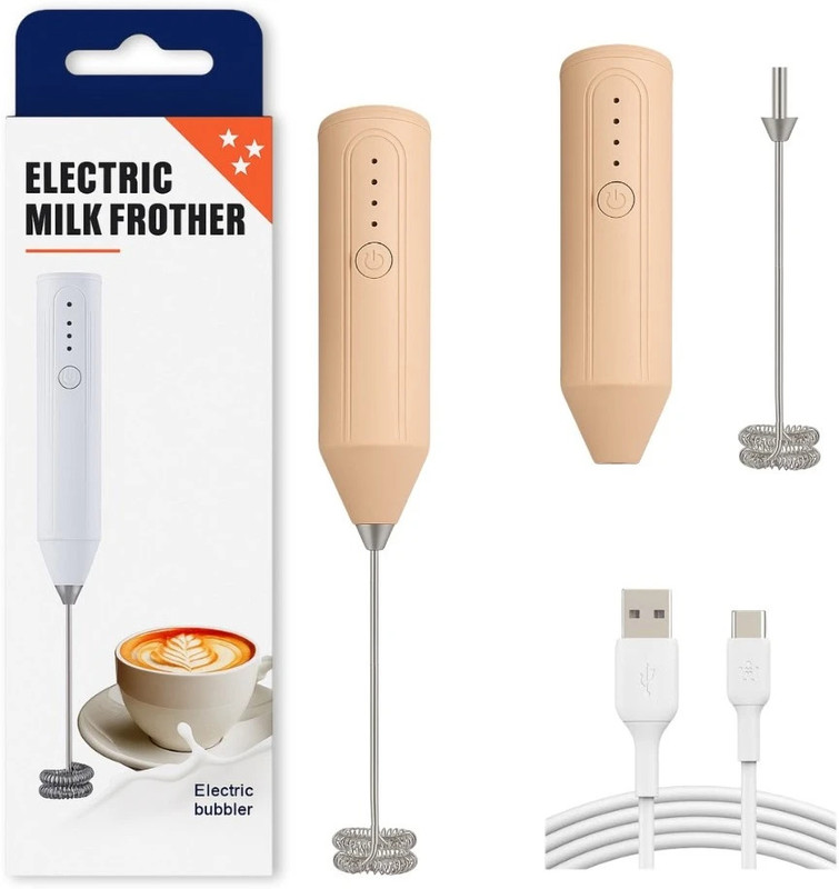 Transify 100 W Beige Electric Whisk, Hand Blender(AeroWhisk 3X Type C)