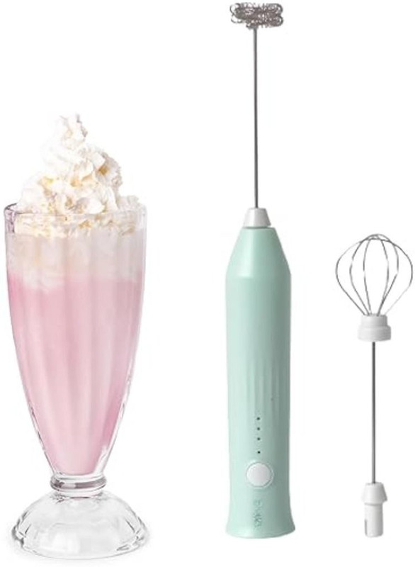 HEZKRT 50 W Black Electric Whisk, Hand Blender(-Rechargeable Milk Frother & Coffee Whisker with Dual Spring)