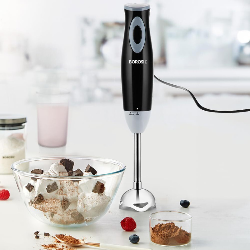 BOROSIL 300 W Black Hand Blender(BHM30PBB11_)