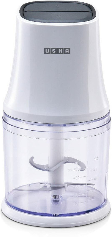 USHA 300 W White Chopper(Multipurpose Chopper Capacity 500 ml with 2 Years Warranty)