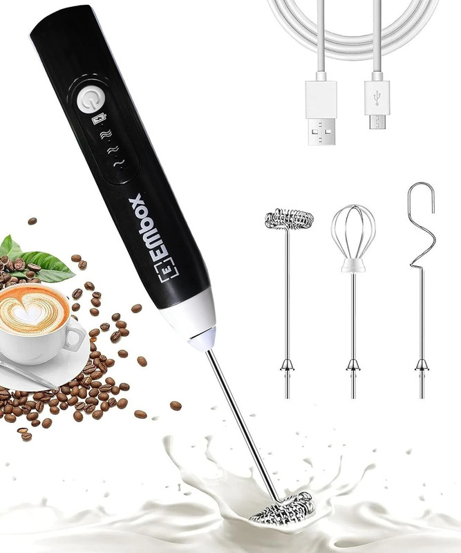 Radhe 200 W Black Hand Blender(Milk Frother_white)