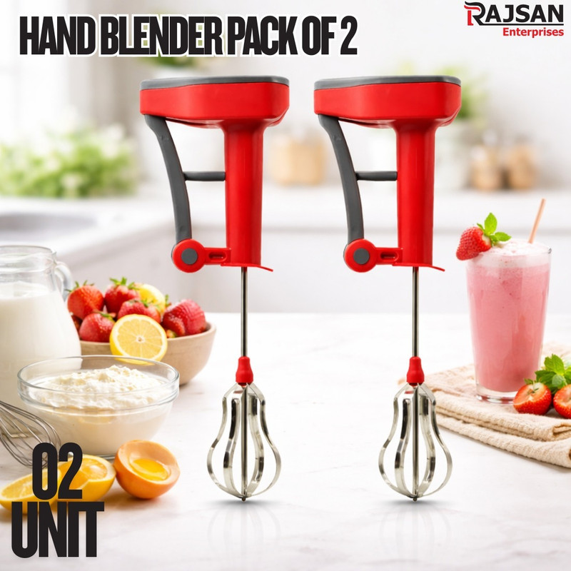 rajsan enterprises 50 W Multicolor Hand Blender(RS43-Hand Blender Pack of 2)
