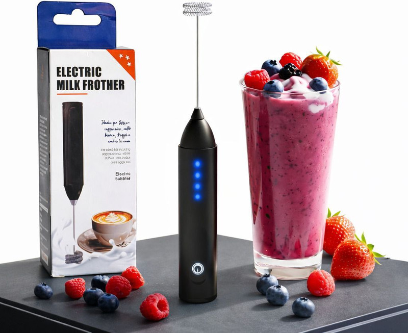 zayn trends 60 W Multicolor Electric Whisk(USB Electric Milk Frother | 3-Speed Mixing Modes ,Handheld Whisk & Coffee Beater)