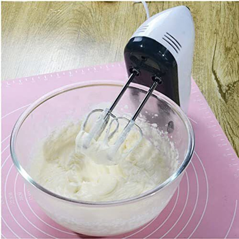 Acuworld 180 W White Hand Blender(Stainless Steel Egg Whisk for Whipping Cream Mixing Cookies)
