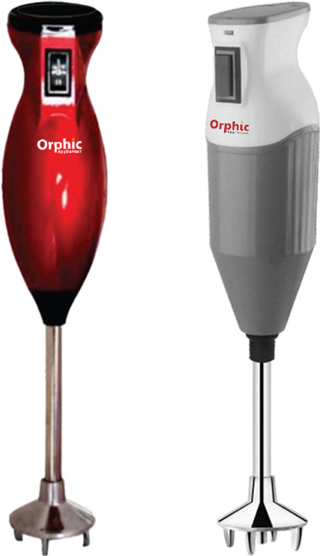 ORPHIC APPLIANCES 350 W White, Red Hand Blender(ELECTRIC BLENDER DOLPHIN OR 202)