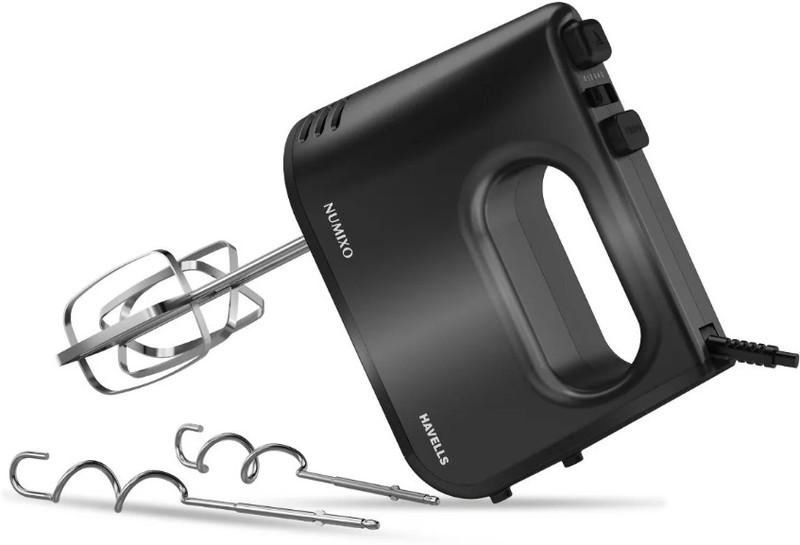 HAVELLS 300 W NUMIXO HAND MIXER NEW LAUNCH BLACK Electric Whisk(NUMIXO HAND MIXER NEW LAUNCH)