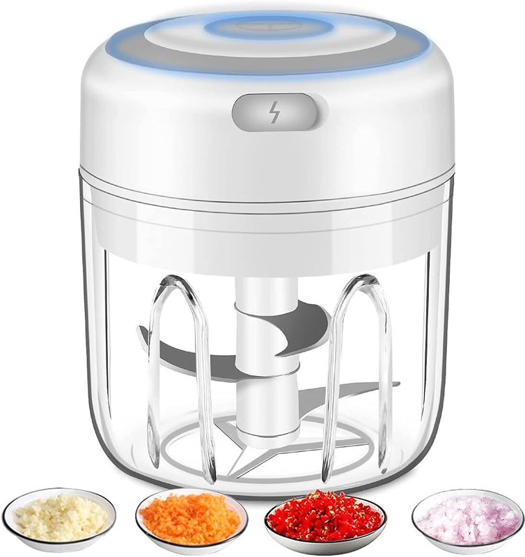 SKYTONE Electric Mini Chopper For Auto Mated Button Press Vegetable Chopping Machine Electric Vegetable & Fruit Chopper(1)
