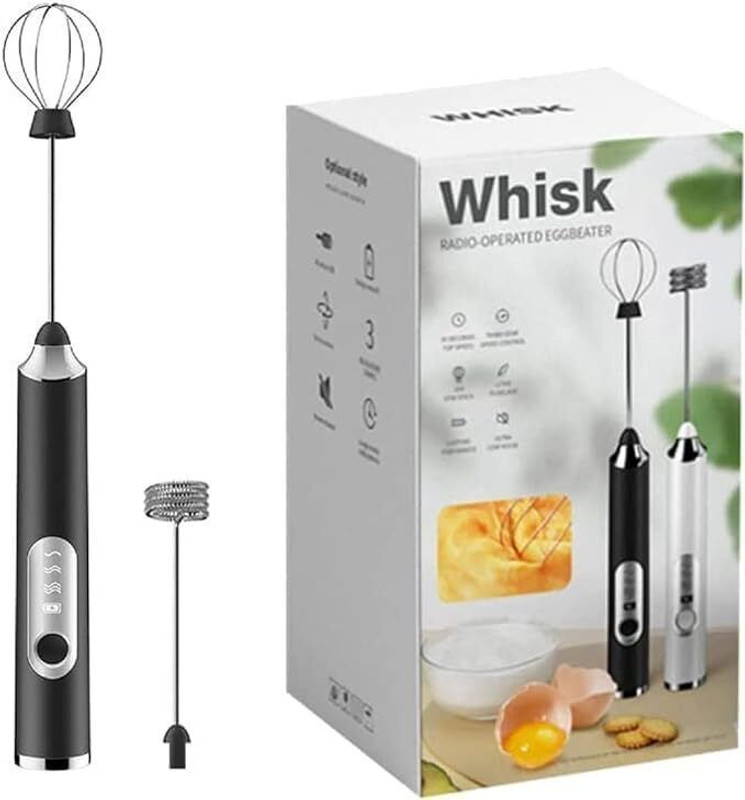 Shoprix 50 W Black Electric Whisk, Hand Blender(COFFEE BEATER / Lightweight, portable, and easy to grip)
