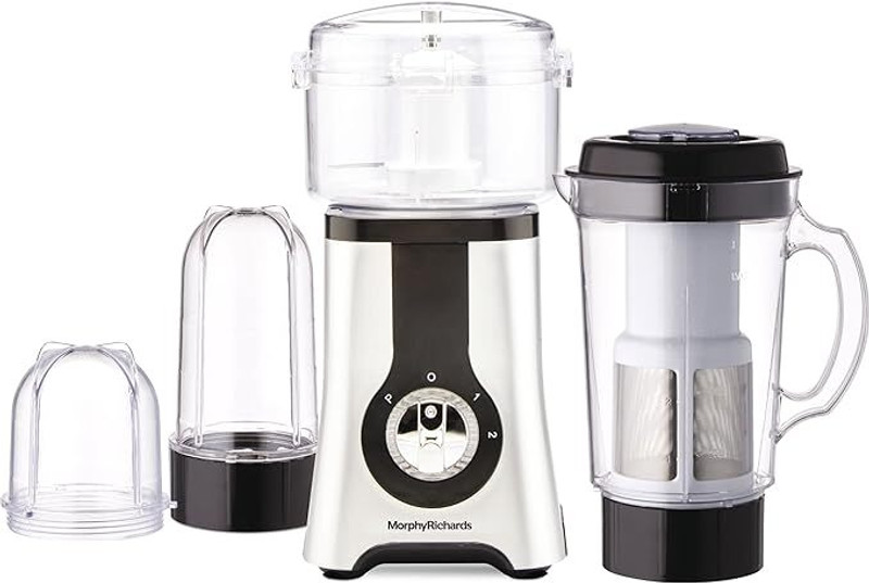 Morphy Richards (640141) 400 W Mixer Grinder(4 in 1 Blendmaster | 4 Jars | Black)