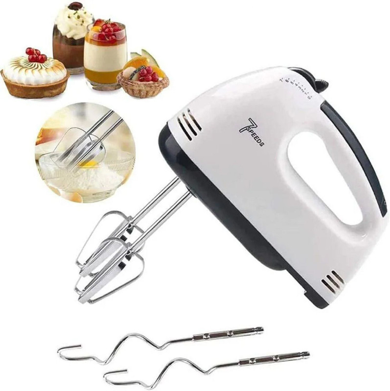 YAMA IMPEX 260 W White Electric Whisk, Hand Blender(Electric Hand Blender, Egg, Lassi, Cakes, Ice-Cream, 7 Speed Control)