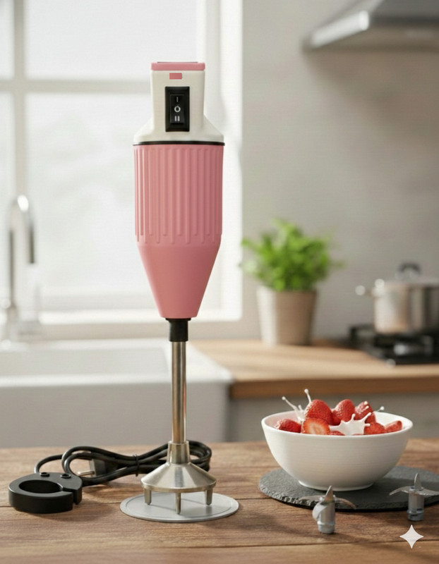 kichanrani 250 W Pink Hand Blender, Electric Whisk(super 003)