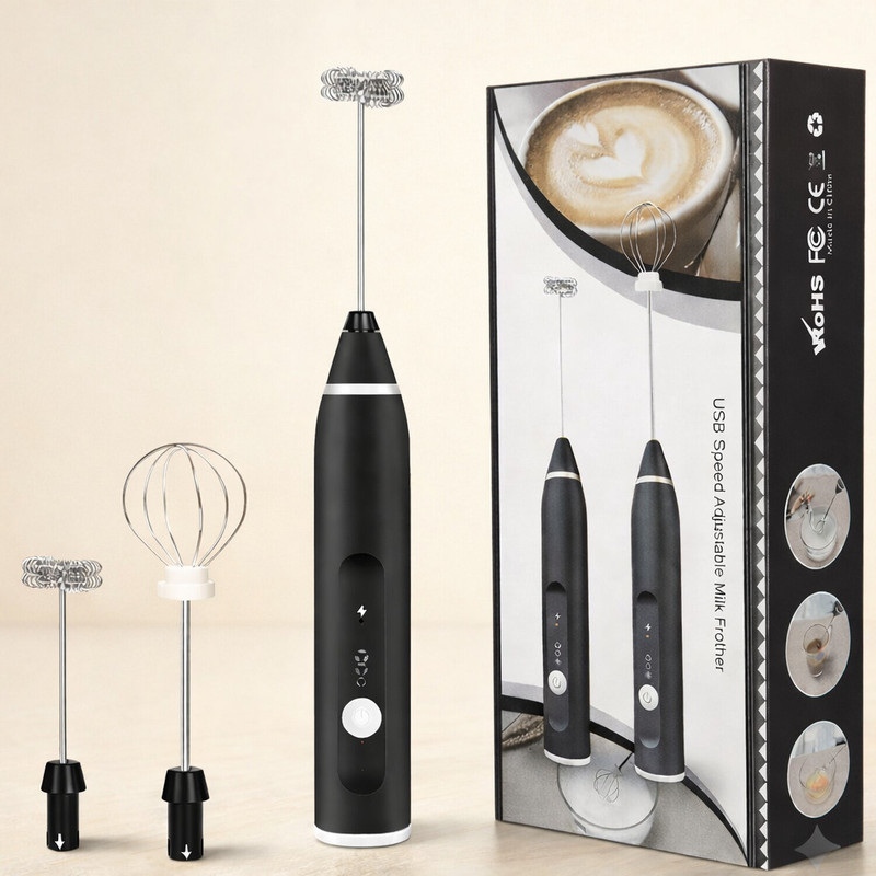 Kanvika 50 W Black Electric Whisk, Hand Blender(FR3103)