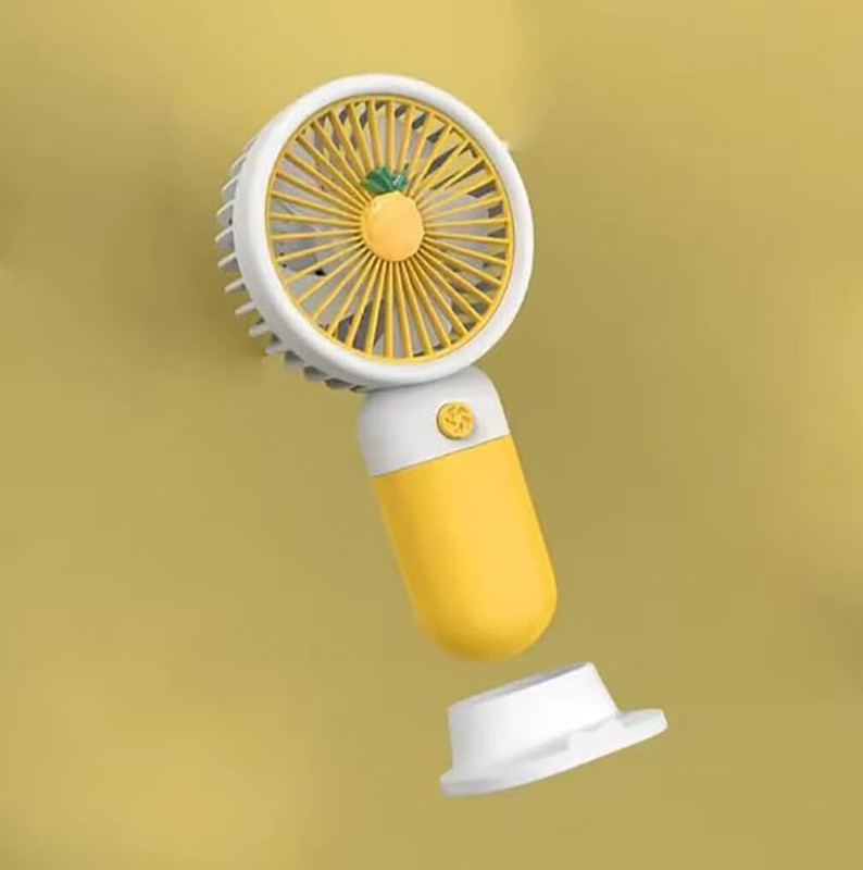 mega star Mini Handheld Fan Rechargeable 2000 Mah Battery Operated Portable Fan,