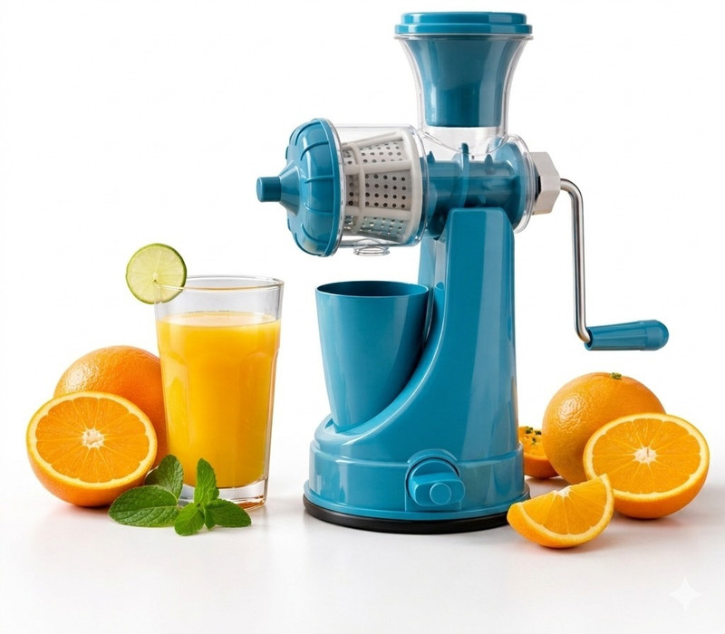 SRK PRODUCTS LINE Plastic Manual Juicer Blue Hand Juicer(Blue)