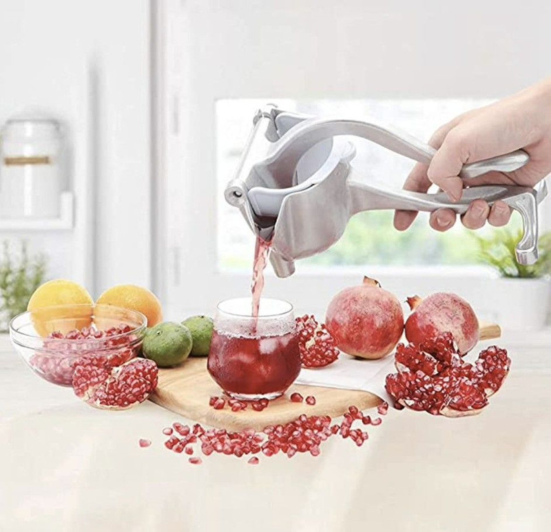 Bloom Aluminium fruit squeezer juice Hand Juicer(Steel)