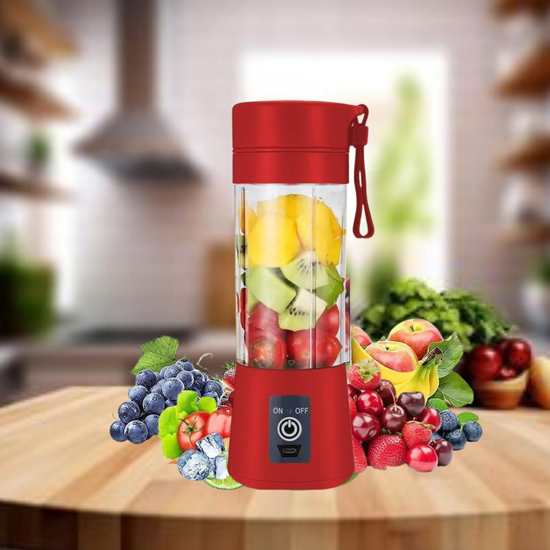 ROAR Plastic Electric Fruit Juicer, USB Rechargeable, Mini Juicer Grinder For shake/JuiceC141 Hand Juicer(Multicolor)